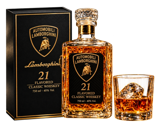 Lamborghini Whiskey Bottle